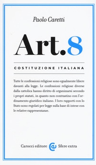 Costituzione italiana: articolo 8 - Librerie.coop