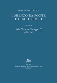 Lorenzo Da Ponte e il suo tempo. II. - Librerie.coop