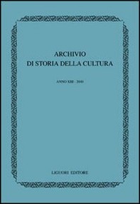 Archivio di storia della cultura (2000) - Librerie.coop