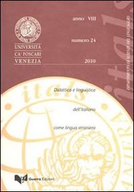 Itals. Didattica e linguistica dell'italiano come lingua straniera (2010) - Vol. 24 - Librerie.coop