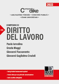Compendio di diritto del lavoro - Librerie.coop Compendio di diritto del lavoro - Librerie.coop