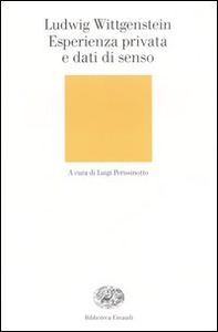 Esperienza privata e dati di senso - Librerie.coop Esperienza privata e dati di senso - Librerie.coop