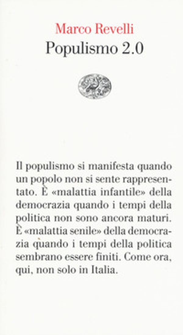 Populismo 2.0 - Librerie.coop Populismo 2.0 - Librerie.coop