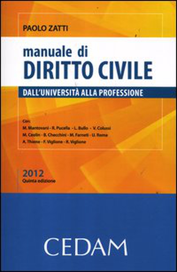 Manuale di diritto civile. Dall'Università alla professione - Librerie.coop Manuale di diritto civile. Dall'Università alla professione - Librerie.coop