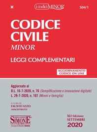 Codice civile. Leggi complementari - Librerie.coop