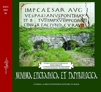 Minima Epigraphica et Papyrologica. Anno XXVI. 2023. fasc. 28 - Librerie.coop