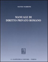 Manuale di diritto privato romano - Librerie.coop
