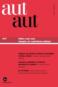 Aut aut - Vol. 407 - Librerie.coop Aut aut - Vol. 407 - Librerie.coop