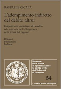 L'adempimento indiretto del debito altrui - Librerie.coop