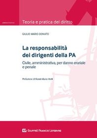 La responsabilità dei dirigenti della PA - Librerie.coop