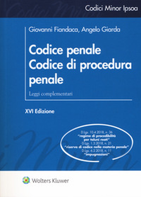 Codice penale. Codice di procedura penale. Leggi complementari - Librerie.coop Codice penale. Codice di procedura penale. Leggi complementari - Librerie.coop