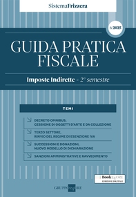 Guida Pratica Fiscale – Imposte Indirette Secondo semestre 2025 – Sistema Frizzera - Librerie.coop Guida Pratica Fiscale – Imposte Indirette Secondo semestre 2025 – Sistema Frizzera - Librerie.coop
