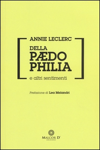 Della paedophilia e altri sentimenti - Librerie.coop