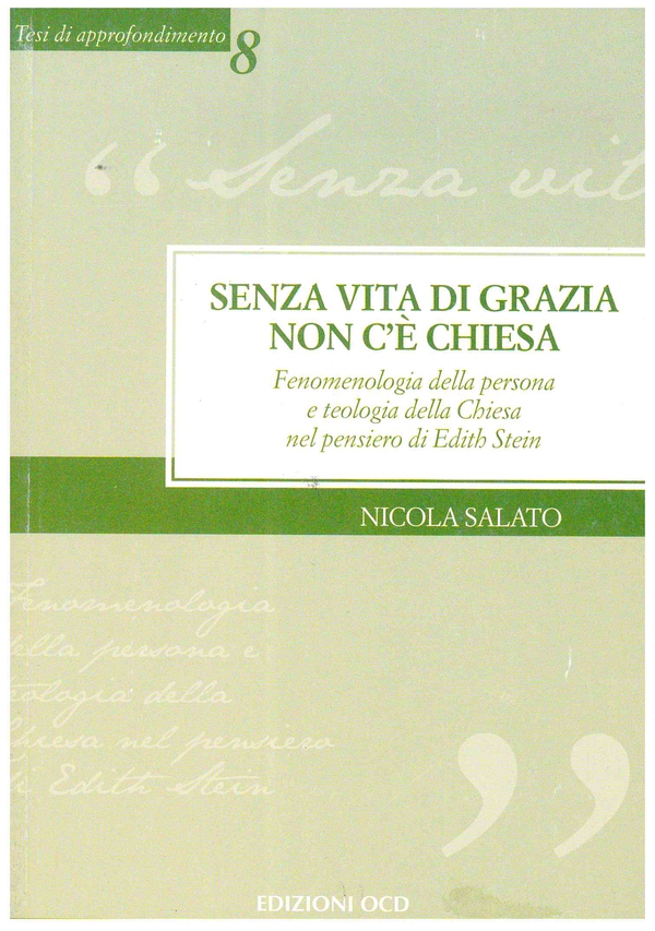 Senza vita di grazia non c'è Chiesa - Librerie.coop Senza vita di grazia non c'è Chiesa - Librerie.coop