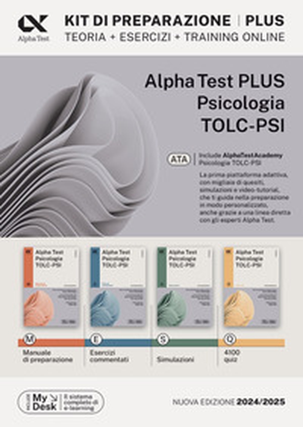 Alpha Test plus psicologia TOLC-PSI. Kit completo di preparazione con training on line personalizzato - Librerie.coop Alpha Test plus psicologia TOLC-PSI. Kit completo di preparazione con training on line personalizzato - Librerie.coop