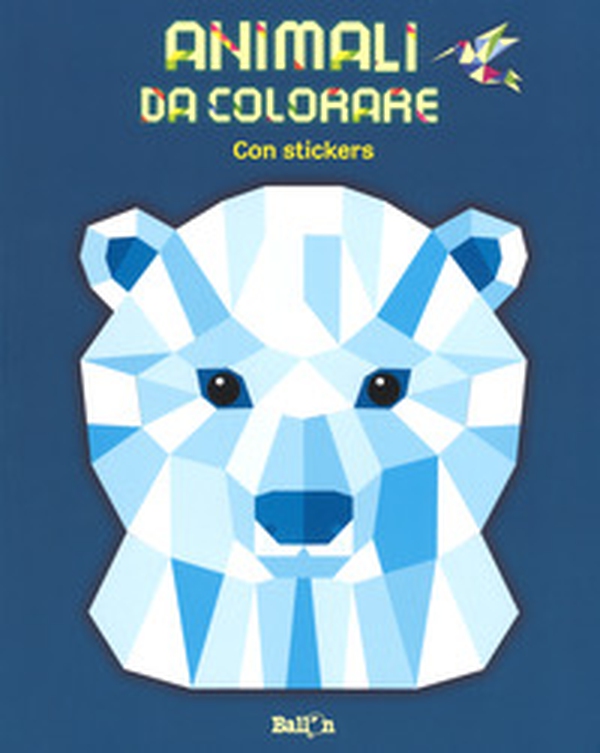 Animali da colorare (blu). Con adesivi - Librerie.coop Animali da colorare (blu). Con adesivi - Librerie.coop
