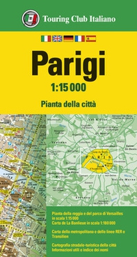 Parigi 1:15.000. Pianta della città - Librerie.coop