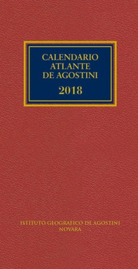 Calendario atlante De Agostini 2018 - Librerie.coop