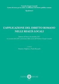 L'applicazione del diritto romano nelle realtà locali - Librerie.coop