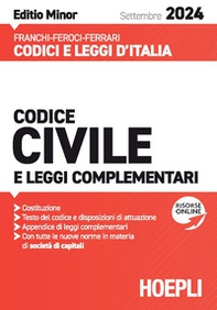 Codice civile e leggi complementari. Settembre 2024. Ediz. minor - Librerie.coop Codice civile e leggi complementari. Settembre 2024. Ediz. minor - Librerie.coop