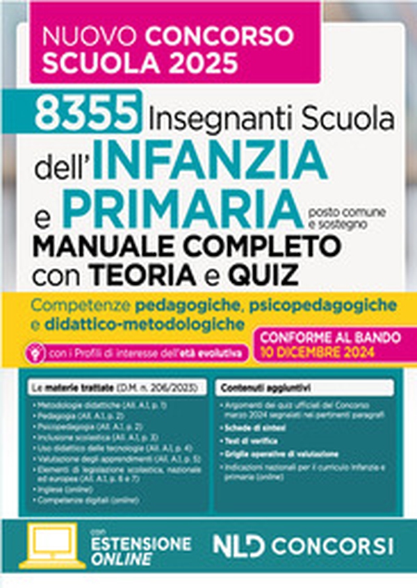 Manuale infanzia e primaria con teoria e test di verifica per il nuovo concorso scuola Infanzia e primaria 2025 - Librerie.coop Manuale infanzia e primaria con teoria e test di verifica per il nuovo concorso scuola Infanzia e primaria 2025 - Librerie.coop