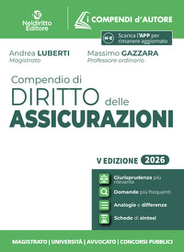 Compendio di diritto delle assicurazioni 2026 - Librerie.coop