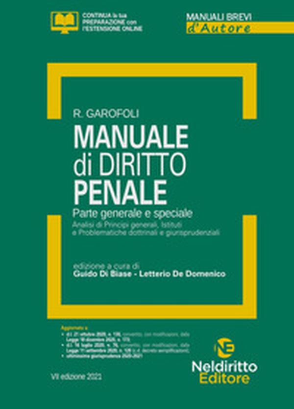 Manuale di diritto penale. Parte generale e speciale - Librerie.coop Manuale di diritto penale. Parte generale e speciale - Librerie.coop