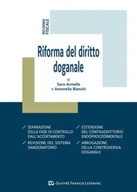Riforma del diritto doganale - Librerie.coop
