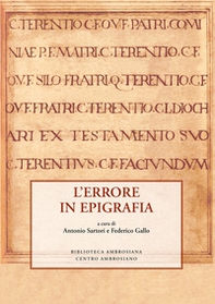 L'Errore in epigrafia - Librerie.coop