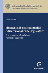 Sindacato di costituzionalità e discrezionalità del legislatore - e-Book - Librerie.coop