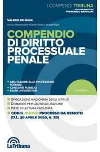 Compendio di diritto processuale penale - Librerie.coop