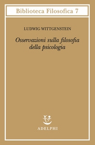 Osservazioni sulla filosofia della psicologia - Librerie.coop Osservazioni sulla filosofia della psicologia - Librerie.coop