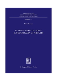Le istituzioni di Gaio e il Glucksstern di Niebuhr - Librerie.coop