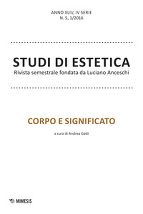 Studi di estetica - Vol. 1 - Librerie.coop