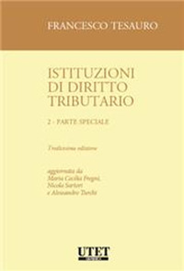 Istituzioni di diritto tributario - Vol. 2 - Librerie.coop Istituzioni di diritto tributario - Vol. 2 - Librerie.coop
