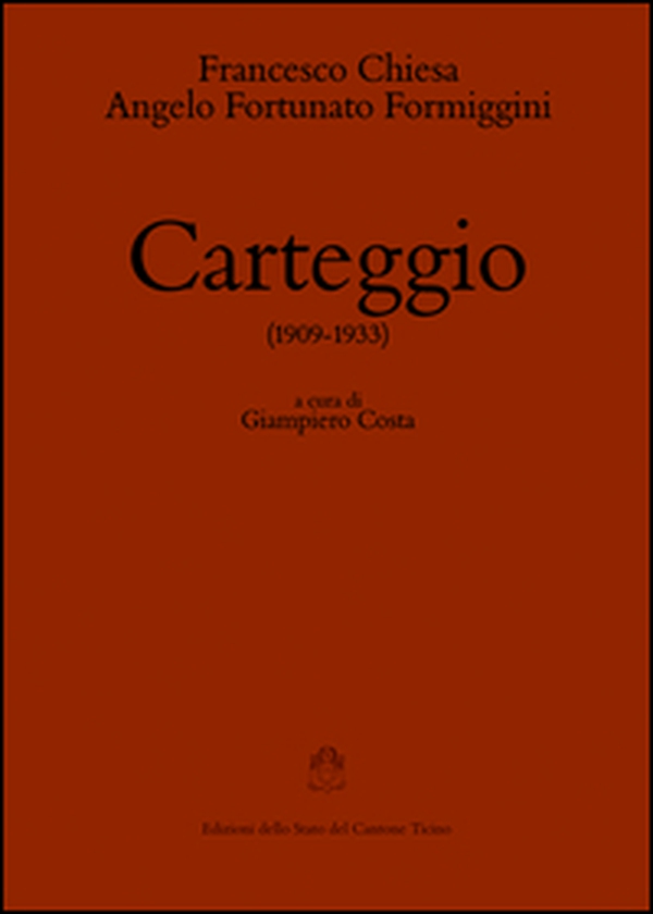 Carteggio (1909-1933) - Librerie.coop Carteggio (1909-1933) - Librerie.coop
