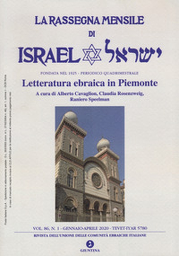 La rassegna mensile di Israel - Vol. 86\1 - Librerie.coop La rassegna mensile di Israel - Vol. 86\1 - Librerie.coop