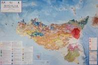 Sicilia geologica 1:300.000 (carta in rilievo con cornice cm 83x122) - Librerie.coop