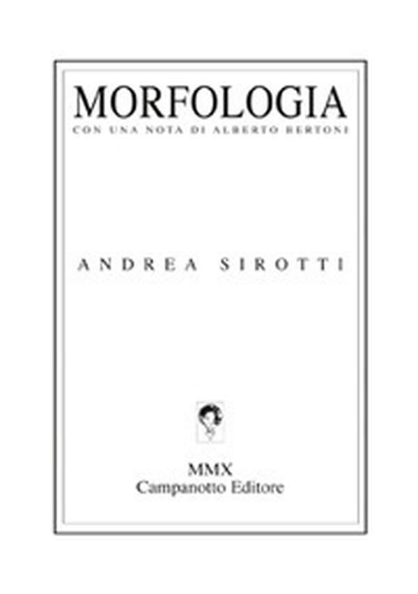 Morfologia - Librerie.coop Morfologia - Librerie.coop
