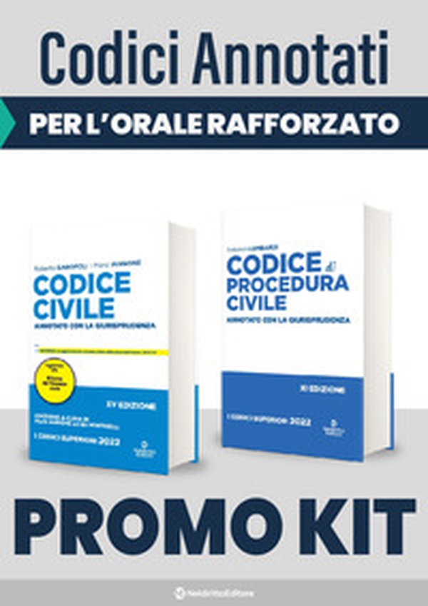 Kit esame avvocato 2022: Codice civile e leggi complementari. Annotato con la giurisprudenza-Codice di procedura civile. Annotato con la giurisprudenza - Librerie.coop Kit esame avvocato 2022: Codice civile e leggi complementari. Annotato con la giurisprudenza-Codice di procedura civile. Annotato con la giurisprudenza - Librerie.coop