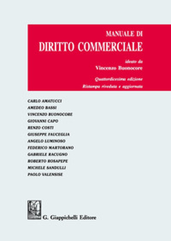 Manuale di diritto commerciale - Librerie.coop Manuale di diritto commerciale - Librerie.coop