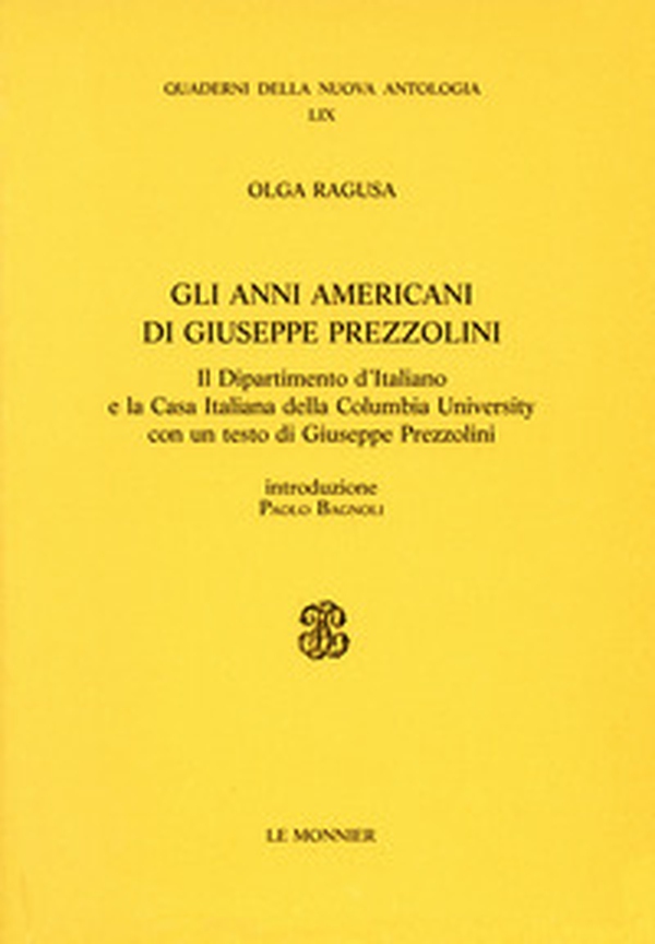 Gli anni americani di Giuseppe Prezzolini - Librerie.coop Gli anni americani di Giuseppe Prezzolini - Librerie.coop