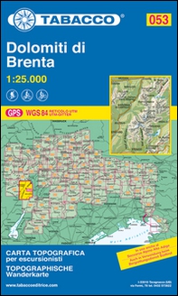 Dolomiti di Brenta 1:25.000 - Librerie.coop
