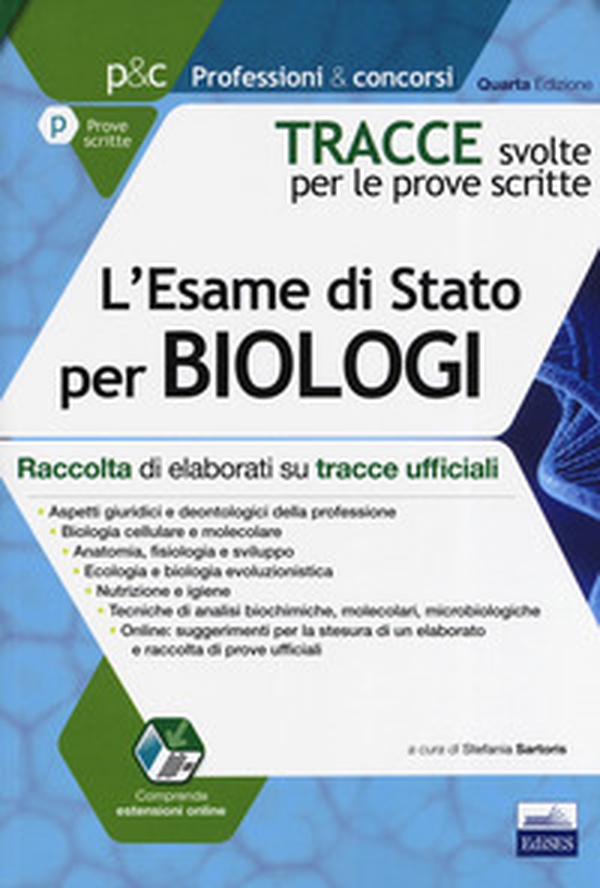 Tracce svolte per l'esame di Stato per biologi. Raccolta di elaborati su tracce ufficiali - Librerie.coop Tracce svolte per l'esame di Stato per biologi. Raccolta di elaborati su tracce ufficiali - Librerie.coop