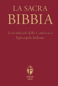 La Sacra Bibbia. Ediz. grande a caratteri grandi. Tela rossa - Librerie.coop
