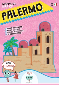 Mappa di Palermo-Map of Palermo. Con adesivi - Librerie.coop