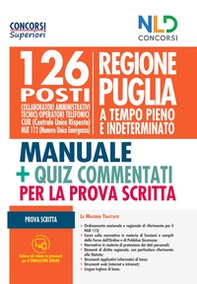Concorso Regione Puglia 2021. Manuale completo per 126 posti Ctg B - Librerie.coop