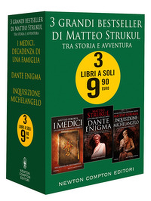 3 grandi bestseller. Tra storia e avventura: I Medici. Decadenza di una famiglia-Dante enigma-Inquisizione Michelangelo - Librerie.coop 3 grandi bestseller. Tra storia e avventura: I Medici. Decadenza di una famiglia-Dante enigma-Inquisizione Michelangelo - Librerie.coop