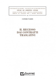 Il recesso dai contratti traslativi - Librerie.coop Il recesso dai contratti traslativi - Librerie.coop
