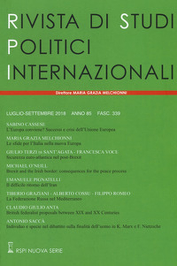 Rivista di studi politici internazionali - Librerie.coop Rivista di studi politici internazionali - Librerie.coop